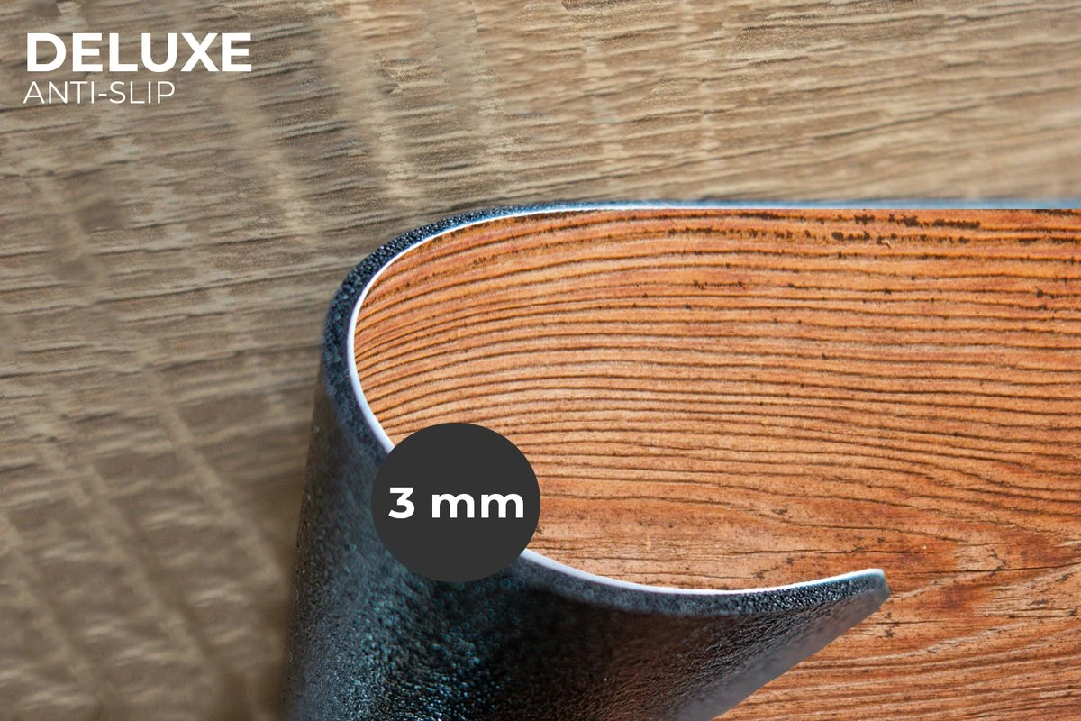 Placemat - Placemats Kunststof - De Hout Structuur Van Een Plank - 45x30 Cm - 6 Stuks - Hittebestendig - Anti-Slip - Onderlegger - Afneembaar 4 Placemat - Placemats Kunststof - De Hout Structuur Van Een Plank - 45x30 Cm - 6 Stuks - Hittebestendig - Anti-Slip - Onderlegger - Afneembaar - Afbeelding 2