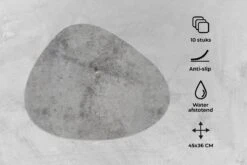 Placemat Organisch - Placemats Organic - Onderleggers - Beton Print - Grijs - Patronen - 10 Stuks -Bormioli Rocco winkel 1200x800 35