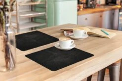 Placemat - Placemats Kunststof - Beton - Zwart - Industrieel - 45x30 Cm - 6 Stuks - Hittebestendig - Anti-Slip - Onderlegger - Afneembaar 14 Placemat - Placemats Kunststof - Beton - Zwart - Industrieel - 45x30 Cm - 6 Stuks - Hittebestendig - Anti-Slip - Onderlegger - Afneembaar -Bormioli Rocco winkel 1200x800 38