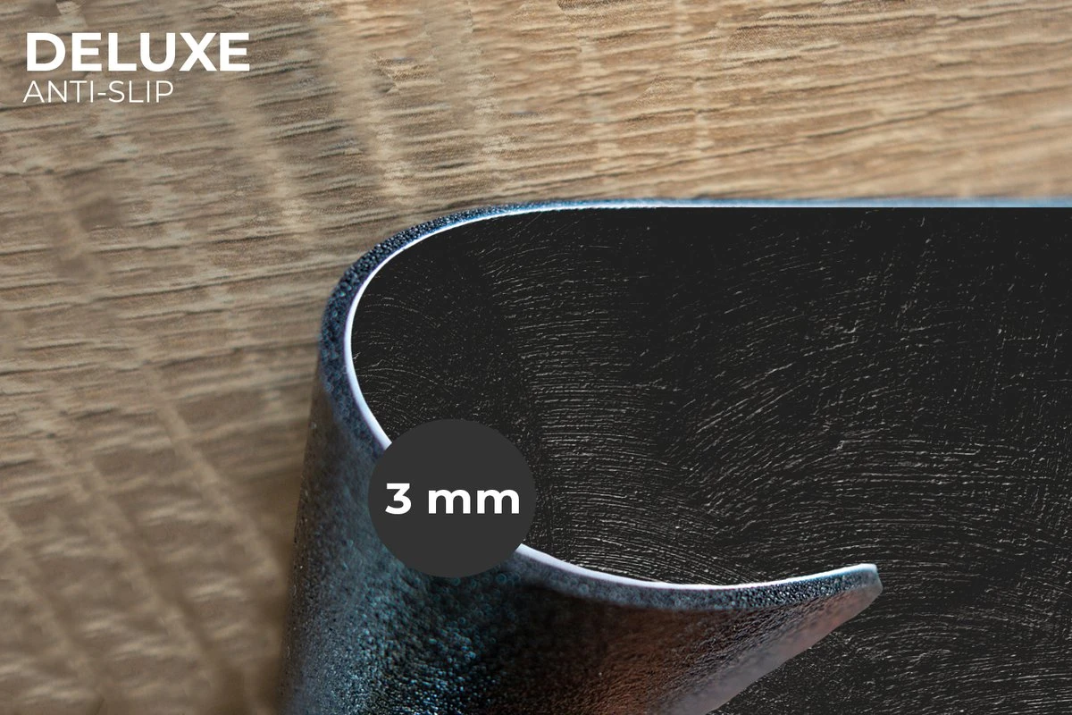 Placemat - Placemats Kunststof - Beton - Zwart - Industrieel - 45x30 Cm - 6 Stuks - Hittebestendig - Anti-Slip - Onderlegger - Afneembaar 8 Placemat - Placemats Kunststof - Beton - Zwart - Industrieel - 45x30 Cm - 6 Stuks - Hittebestendig - Anti-Slip - Onderlegger - Afneembaar - Afbeelding 6