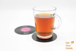 Merkloos Vinyl Platen Onderzetters Voor Glazen | LP Onderzetters (6 Stuks) | Onderzetters Met Anti-slip -Bormioli Rocco winkel 1200x800 5