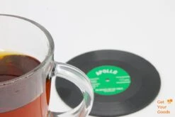 Merkloos Vinyl Platen Onderzetters Voor Glazen | LP Onderzetters (6 Stuks) | Onderzetters Met Anti-slip -Bormioli Rocco winkel 1200x802