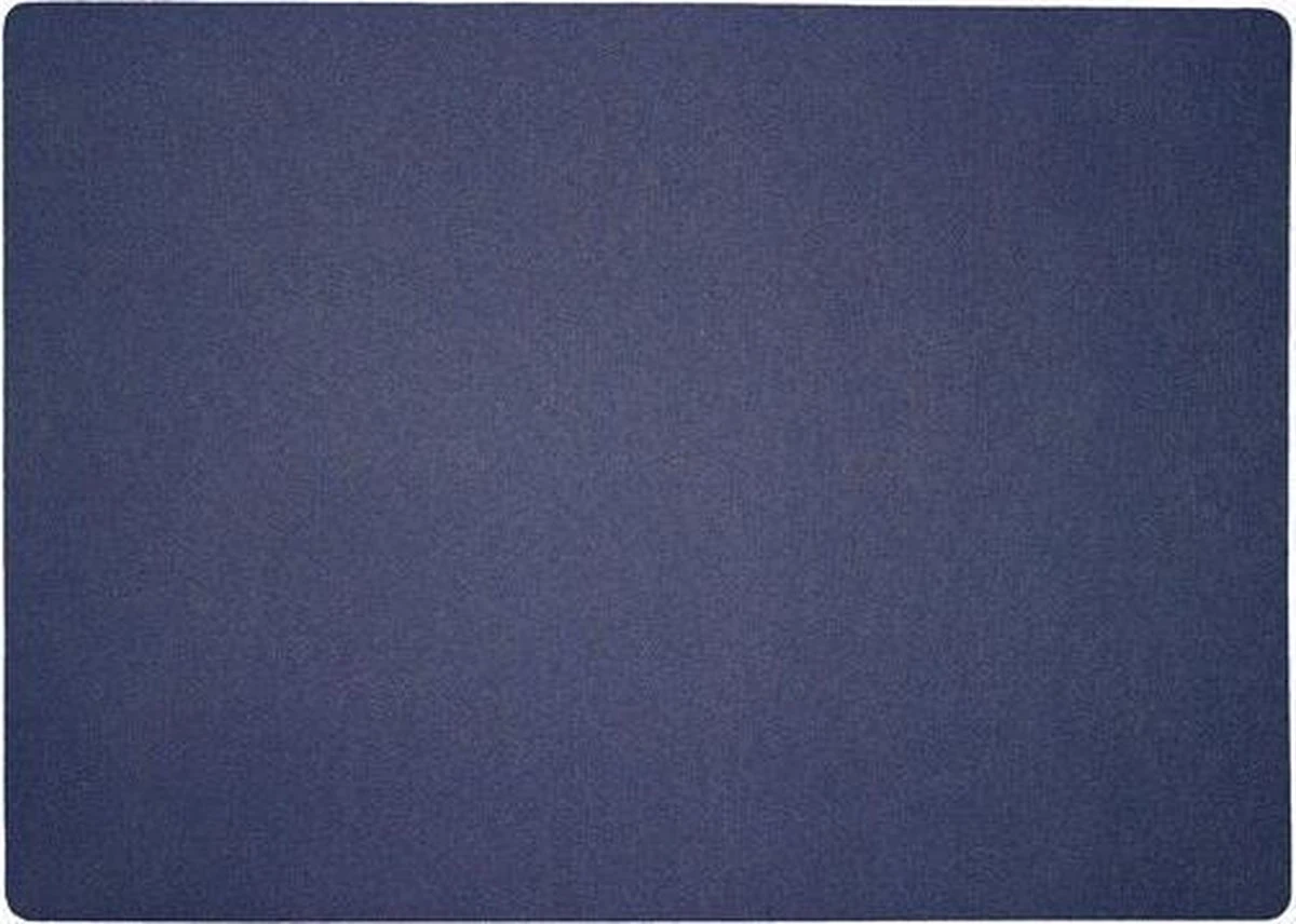 4x Placemat Uni Navy Blue - 30x43cm - Onderlegger - Tafeldecoratie - Tafel Dekken - Blauw 3 4x Placemat Uni Navy Blue - 30x43cm - Onderlegger - Tafeldecoratie - Tafel Dekken - Blauw