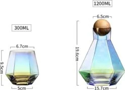 Luxaliving Waterkaraf Met 6 Glazen - Inhoud 1,2 Liter - Vaatwasser Bestendig - Glazenset - Karaf - Drankglazen -Bormioli Rocco winkel 1200x867 1