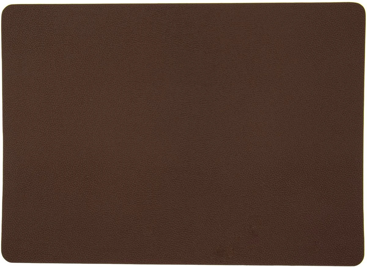 Jay Hill Placemats - Vegan Leer - Bruin / Zand - Dubbelzijdig - 46 X 33 Cm - 6 Stuks 6 Jay Hill Placemats - Vegan Leer - Bruin / Zand - Dubbelzijdig - 46 X 33 Cm - 6 Stuks - Afbeelding 4