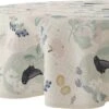 Wicotex-Tafelzeil Rond Vogels - 160cm -Bormioli Rocco winkel 1200x877