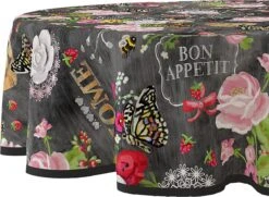 Wicotex-Tafelzeil Rond Bon Appetit - 160cm