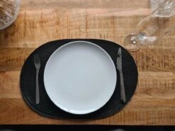 Merkloos EVER HOME Placemats- 4 STUKS - Ovaal - Placemat - Zwart - 45x30cm 13 Merkloos EVER HOME Placemats- 4 STUKS - Ovaal - Placemat - Zwart - 45x30cm -Bormioli Rocco winkel 1200x899 8