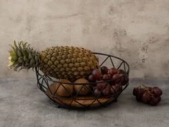 Parya Home - Fruitmand Metaal Broodmand Ronde Fruitschaal Neo 28 Cm H 10 Cm Zwart Metaal 12 Parya Home - Fruitmand Metaal Broodmand Ronde Fruitschaal Neo 28 Cm H 10 Cm Zwart Metaal -Bormioli Rocco winkel 1200x900 9