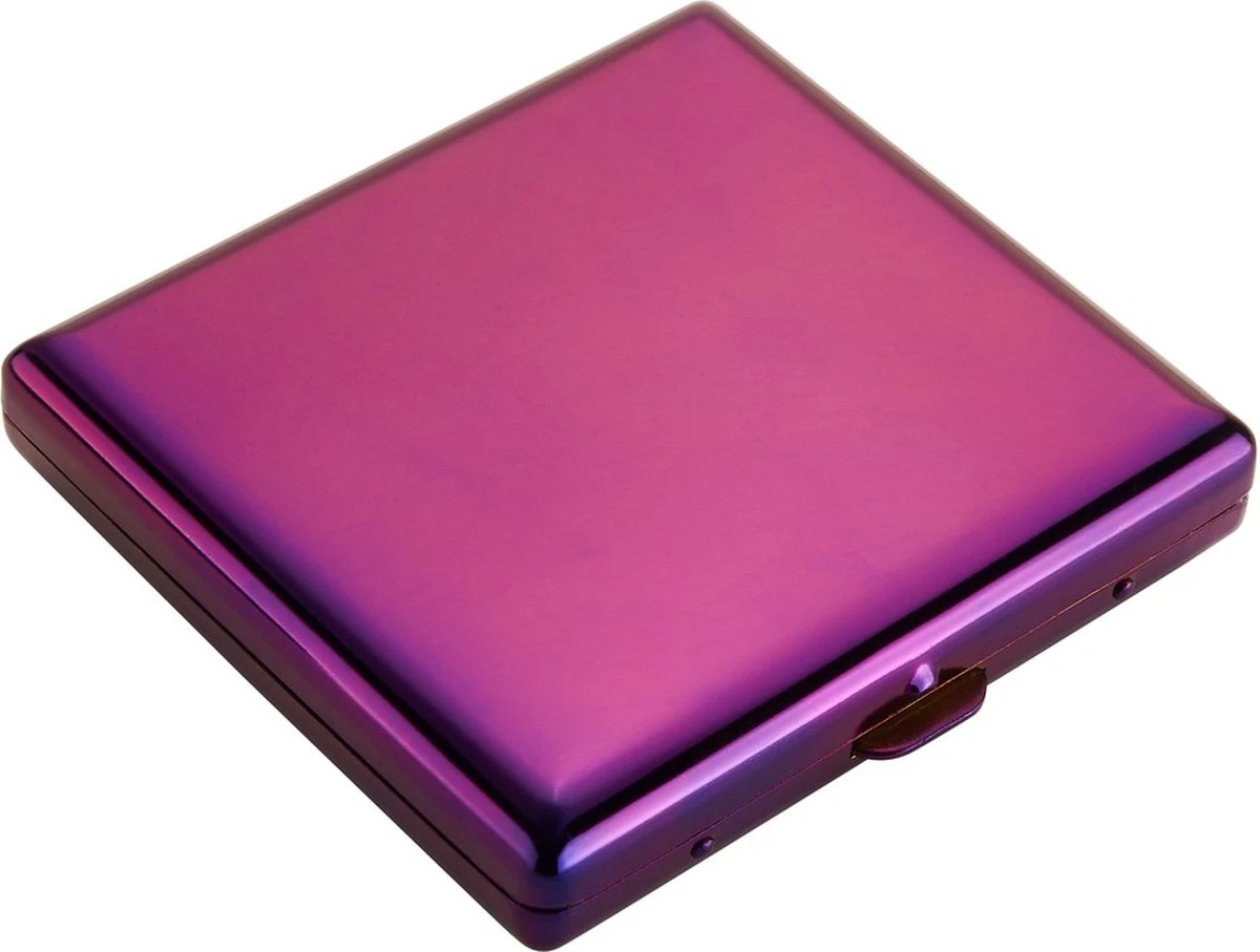 Sigarettendoosje Paars - 20 Sigaretten - Luxe Sigarettenhouder - Hoge Kwaliteit 3 Sigarettendoosje Paars - 20 Sigaretten - Luxe Sigarettenhouder - Hoge Kwaliteit