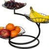 QUVIO Fruitschaal Etagère Drielaags - Fruitmand - Fruitschaal Zwart - Serveerschaal - Schalen - Presenteerbladen - Draadstaal - Staal - 26 X 50 X 33 Cm (lxbxh) - Zwart 2 QUVIO Fruitschaal Etagère Drielaags - Fruitmand - Fruitschaal Zwart - Serveerschaal - Schalen - Presenteerbladen - Draadstaal - Staal - 26 X 50 X 33 Cm (lxbxh) - Zwart -Bormioli Rocco winkel 1200x909 2