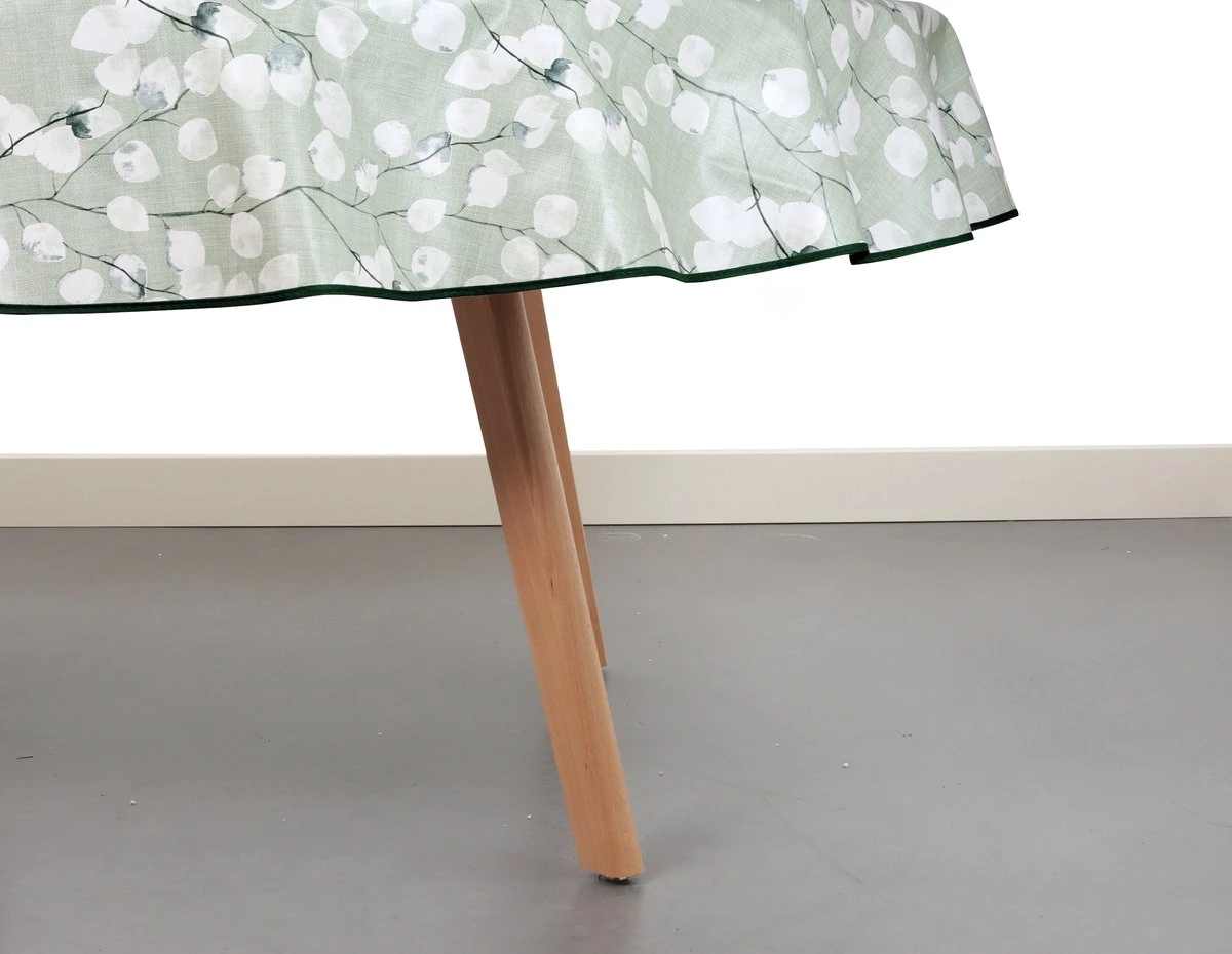 Raved Rond Tafelzeil - Lente Bloemen 160 Cm ø - Groen - PVC - Afwasbaar 4 Raved Rond Tafelzeil - Lente Bloemen 160 Cm ø - Groen - PVC - Afwasbaar - Afbeelding 2