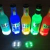 5 Stuks Led Onderzetters Met Licht - Multi-color Led Flessen Onderzetter Met 7 Kleuren - Bottle Light - Flessen Licht - Led Sticker