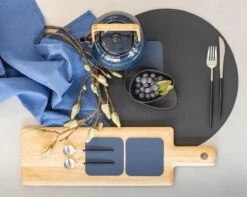 Jay Hill Placemats - Vegan Leer - Zwart - ø 38 Cm - 6 Stuks 8 Jay Hill Placemats - Vegan Leer - Zwart - ø 38 Cm - 6 Stuks -Bormioli Rocco winkel 1200x959 3