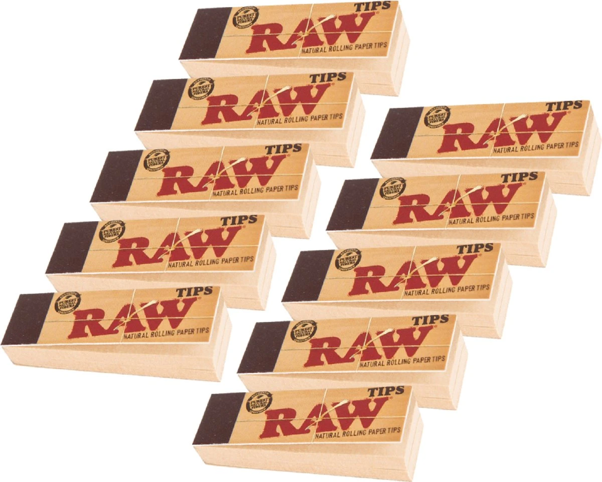 Merkloos RAW Classic Filter Tips Voor Lange Vloei - Vloeipapier - Rolling Papers (smoking) - 10 Stuks 3 Merkloos RAW Classic Filter Tips Voor Lange Vloei - Vloeipapier - Rolling Papers (smoking) - 10 Stuks