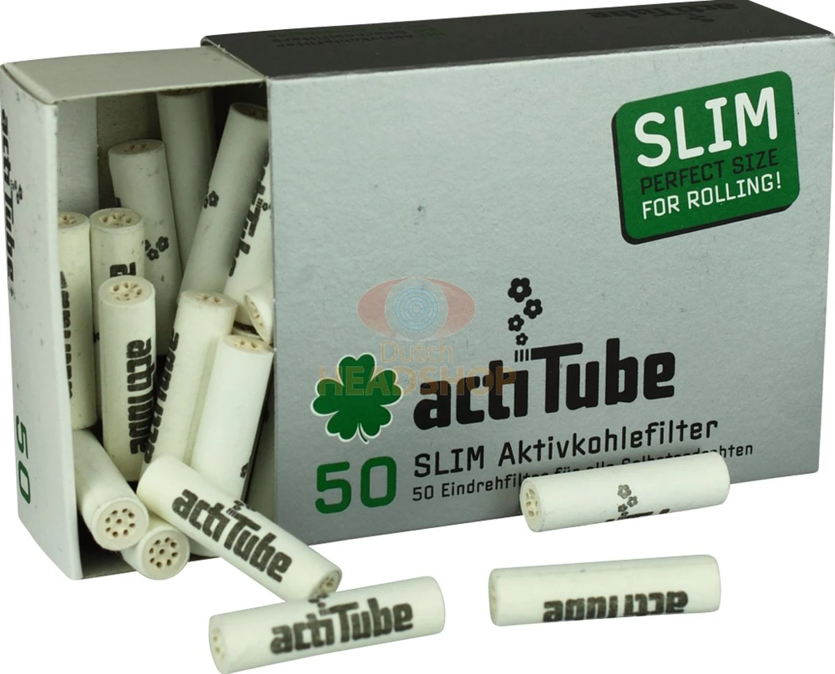 Actitube Active Carbon Slim Filters 50 Pc.s Per Box X 2 Boxes 3 Actitube Active Carbon Slim Filters 50 Pc.s Per Box X 2 Boxes