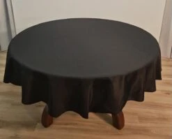Tafelkleed 180 Cm-Rond/Zwart