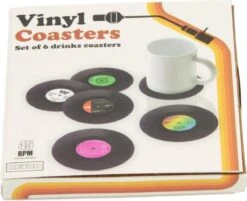 Merkloos Vinyl Platen Onderzetters Voor Glazen | LP Onderzetters (6 Stuks) | Onderzetters Met Anti-slip -Bormioli Rocco winkel 1200x976 2