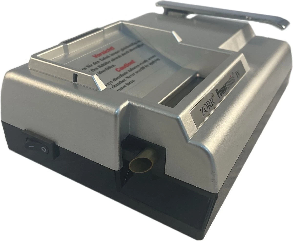 De Originele Zorr Powermatic 4 + - Hulzenstopper - Complete Elektrische Sigarettenmaker Kit 4 De Originele Zorr Powermatic 4 + - Hulzenstopper - Complete Elektrische Sigarettenmaker Kit - Afbeelding 2