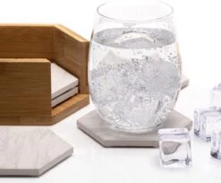 Onderzetters Voor Glazen - Keramische Onderzetters Met Houder - Marmeren Uitstraling - 100% Keramisch - Ecologisch - 6st - BAULK® 12 Onderzetters Voor Glazen - Keramische Onderzetters Met Houder - Marmeren Uitstraling - 100% Keramisch - Ecologisch - 6st - BAULK® -Bormioli Rocco winkel 1200x993 1