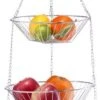 Zilveren Ronde Fruitschaal 3-laags Hangend 72 Cm - Zeller - Keukenaccessoires/benodigdheden - Fruitschalen/fruitmanden - Fruitschalen Van Metaal 1 Zilveren Ronde Fruitschaal 3-laags Hangend 72 Cm - Zeller - Keukenaccessoires/benodigdheden - Fruitschalen/fruitmanden - Fruitschalen Van Metaal -Bormioli Rocco winkel 443x1200