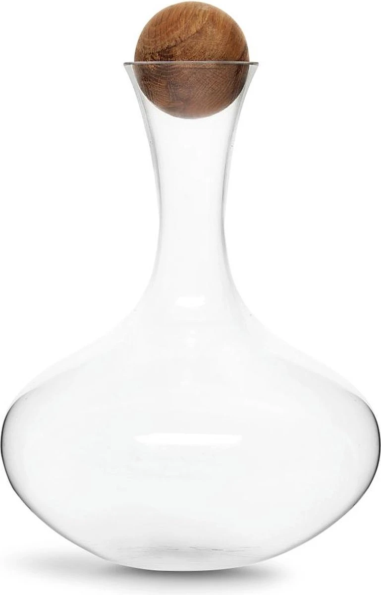 Sagaform - Nature - Wijn Karaf Met Eiken Stopper 9 Sagaform - Nature - Wijn Karaf Met Eiken Stopper - Afbeelding 7