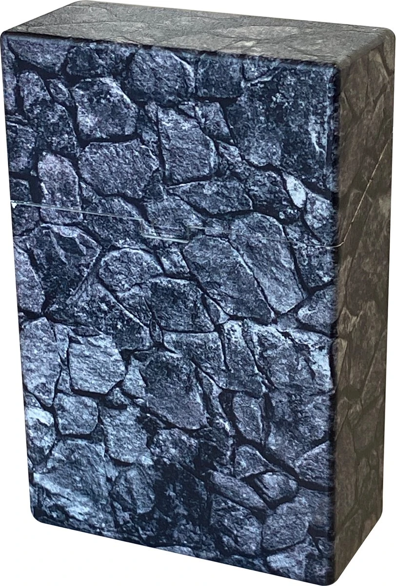 YUNICS ® Sigarettendoosje - Stenen - Sigaretten Houder - Gemaakt Van Hoogwaardig Kunststof 3 YUNICS ® Sigarettendoosje - Stenen - Sigaretten Houder - Gemaakt Van Hoogwaardig Kunststof