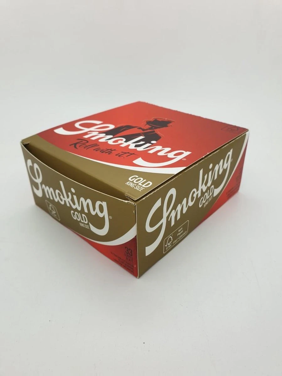 Smoking Gold King Size Slim Papers 3 Smoking Gold King Size Slim Papers