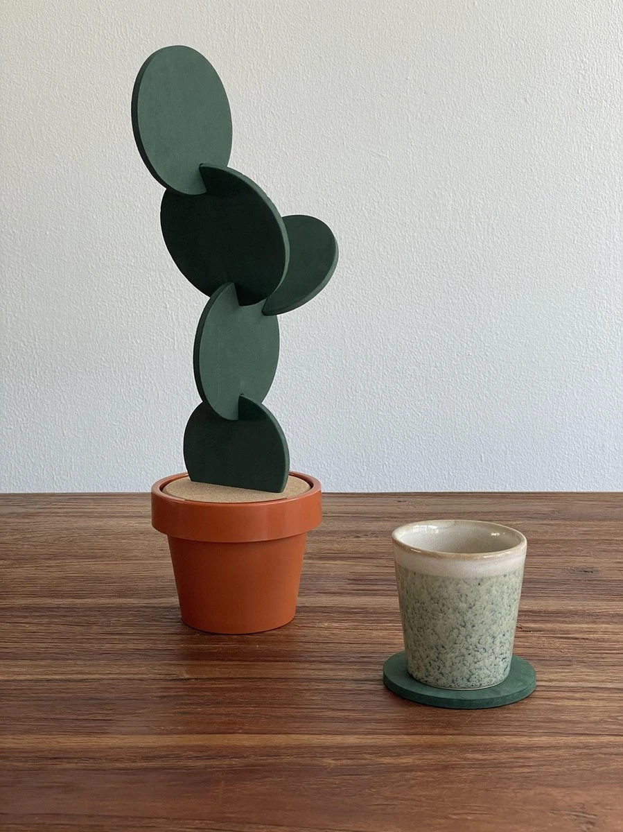 O.N. Der Zetter - Onderzetters Voor Glazen - Cactus - 7 Stuks - Met Houder - Rond - Groen - Kurk - Waterafstotend - Uniek - Housewarming - Decoratie - Coasters - Afscheid - Verjaardag - Kado - Man - Vrouw Cadeau Duurzaam Geschenk Feest Pasen 20 Euro 6 O.N. Der Zetter - Onderzetters Voor Glazen - Cactus - 7 Stuks - Met Houder - Rond - Groen - Kurk - Waterafstotend - Uniek - Housewarming - Decoratie - Coasters - Afscheid - Verjaardag - Kado - Man - Vrouw Cadeau Duurzaam Geschenk Feest Pasen 20 Euro - Afbeelding 4