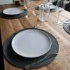 Merkloos Placemats - Rond - 38 Cm - 4 Stuks - Onderlegger - Hitte Bestendig - Donker Grijs - Luxe Uitstraling 1 Merkloos Placemats - Rond - 38 Cm - 4 Stuks - Onderlegger - Hitte Bestendig - Donker Grijs - Luxe Uitstraling -Bormioli Rocco winkel 899x1200 33