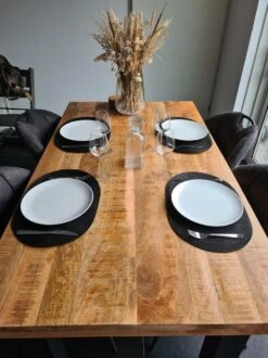 Merkloos EVER HOME Placemats- 4 STUKS - Ovaal - Placemat - Zwart - 45x30cm 14 Merkloos EVER HOME Placemats- 4 STUKS - Ovaal - Placemat - Zwart - 45x30cm -Bormioli Rocco winkel 899x1200 39