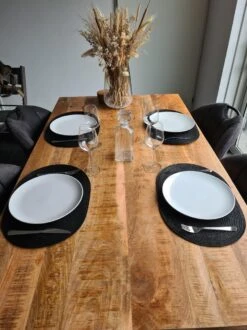 Merkloos EVER HOME Placemats- 4 STUKS - Ovaal - Placemat - Zwart - 45x30cm 15 Merkloos EVER HOME Placemats- 4 STUKS - Ovaal - Placemat - Zwart - 45x30cm -Bormioli Rocco winkel 899x1200 40