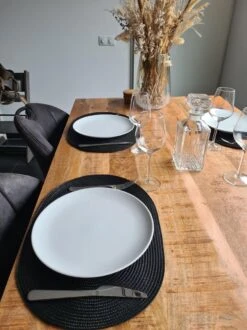 Merkloos EVER HOME Placemats- 4 STUKS - Ovaal - Placemat - Zwart - 45x30cm 16 Merkloos EVER HOME Placemats- 4 STUKS - Ovaal - Placemat - Zwart - 45x30cm -Bormioli Rocco winkel 899x1200 41