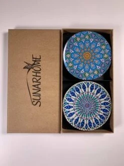 Onderzetters - Set Van 6 - Rond - Onderzetters Voor Glazen - Bohemian - Oosterse - Mandala Design - Coasters - Moederdag Cadeau -Bormioli Rocco winkel 900x1200 1