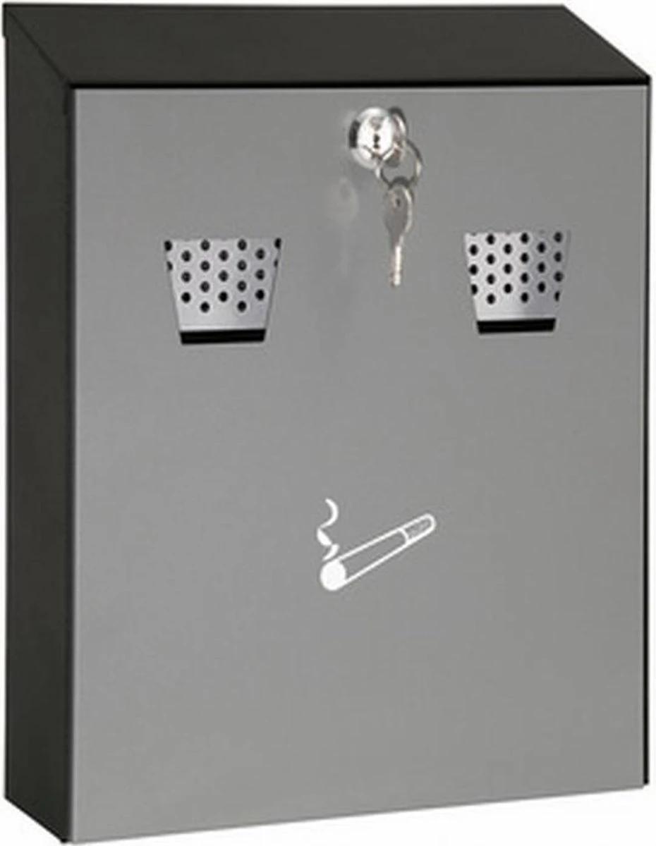 Wedo Wandasbak Muurasbak - Grijs - Voor Buiten 3 Wedo Wandasbak Muurasbak - Grijs - Voor Buiten