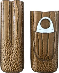 Noordling 2 Delige Humidor - Sigarenkoker - Sigaar - Sigaren - Humidor - Sigarenknipper - Sigaren Accessoires - Licht Bruin - SALE -Bormioli Rocco winkel 967x1200