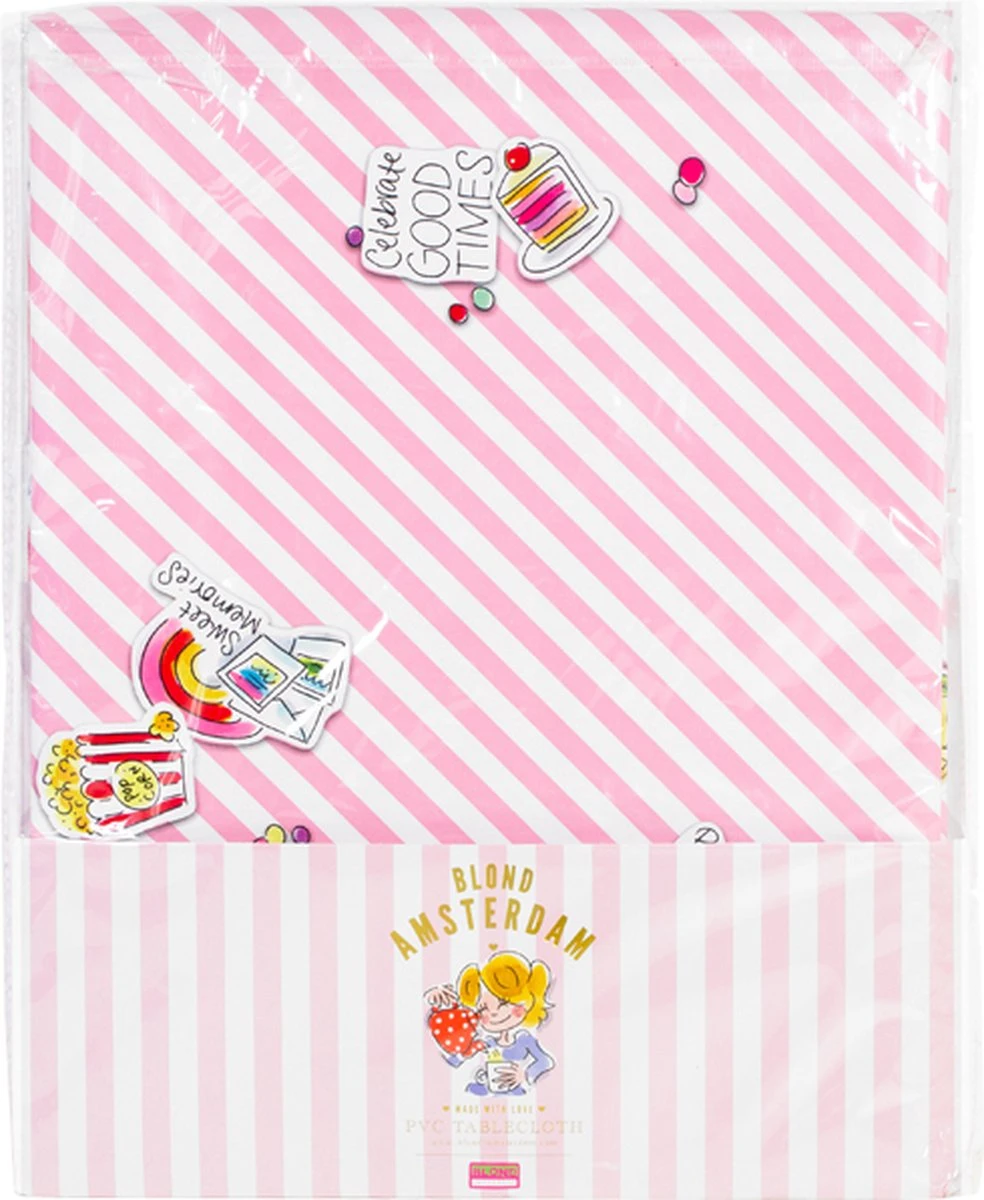 Blond Amsterdam, Even Bijkletsen: Tafelzeil Verpakt 140X240cm 3 Blond Amsterdam, Even Bijkletsen: Tafelzeil Verpakt 140X240cm